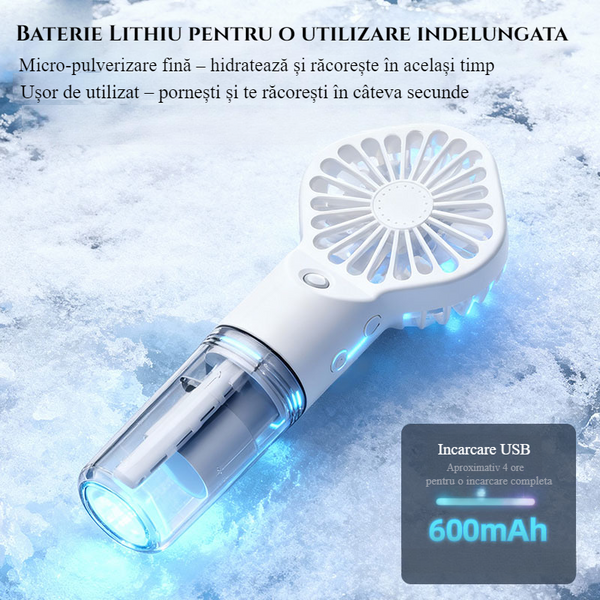 Ventilator Portabil cu micro-pulverizare
