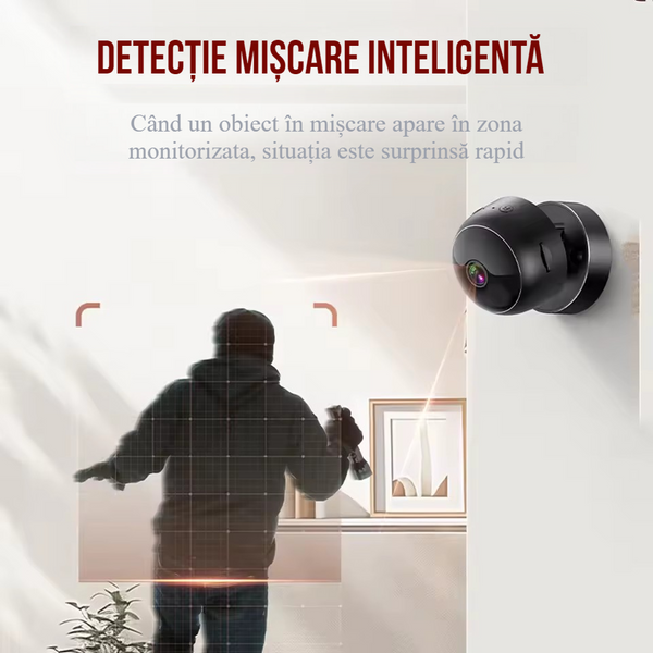 Cameră de Supraveghere 360° fără Fir